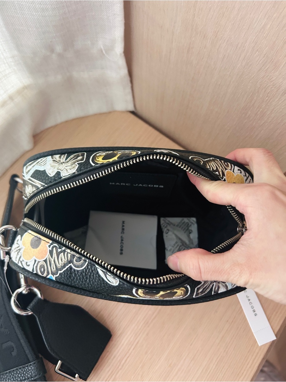 NWT🐭Marc Jacobs Sticker Bold Flash Camera Bag Crossbody Black y2k Gifts - Picture 5 of 9